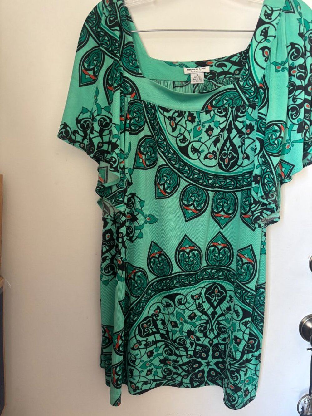 Nieves Lavi Silk Tunic Dress